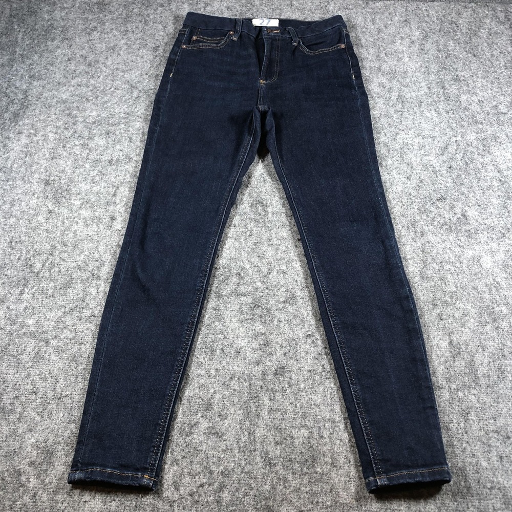 We The free‎ Skinny Jeans Womens 27 Dark Wash Blue Stretch Denim Pants